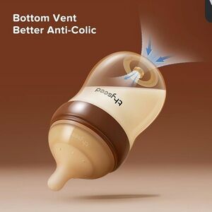Anti-Colic Baby Bottle with Bottom Vent